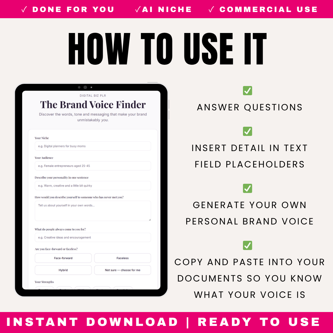 The Brand Voice Finder