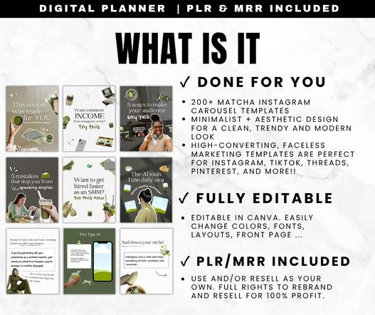 Aesthetic Instagram Carousels with Trendy Scrapbook Design 