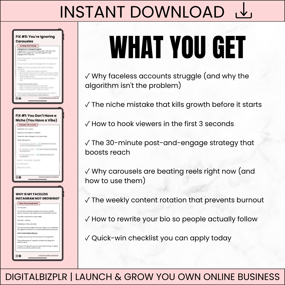 How to Grow a Faceless Instagram Account Without Showing Your Face - Beginner Guide