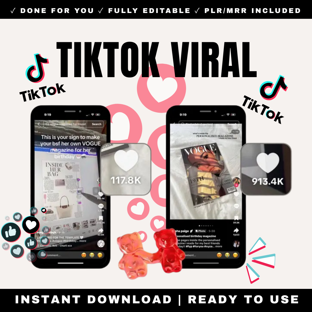 Birthday Magazine Template PLR