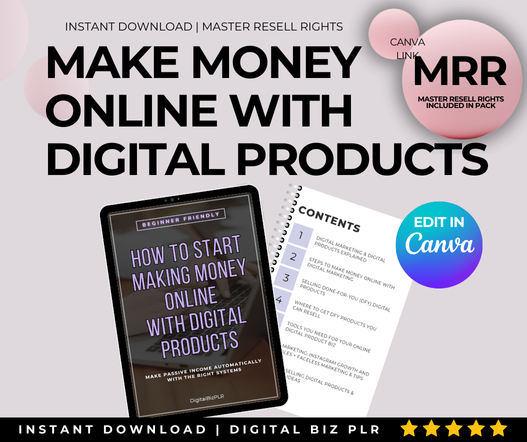 How To Make Money Selling Digital Products With PLR