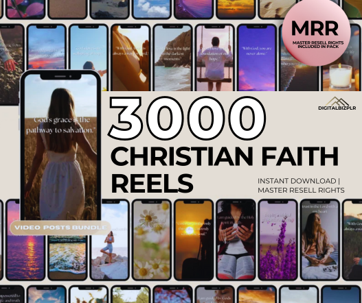 PLR 3000 Christian Reel Mega Bundle