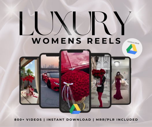800+ Luxury Aesthetic Women Reels - PLR