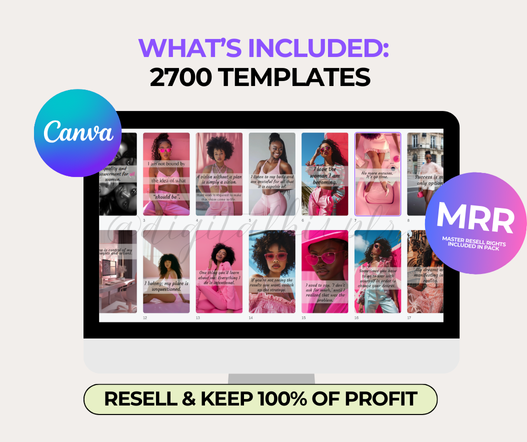 2700+ Melanin Social Media Template Pack Bundle