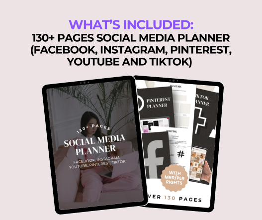 Editable Social Media Planner Printable