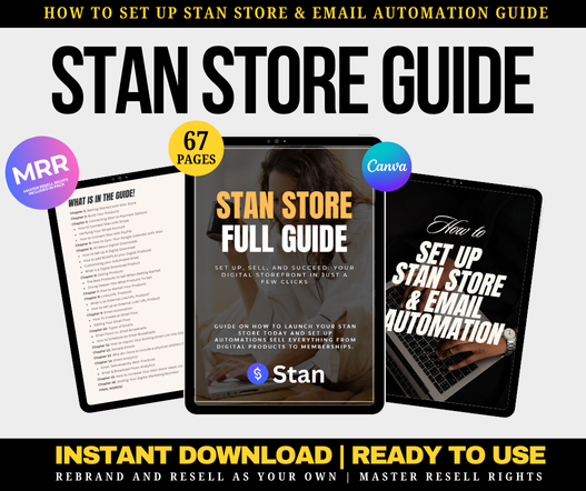 Stan Store Ebook Example Stan Store Guide Ebook - Complete Setup & Success Tutorial | PLR ...