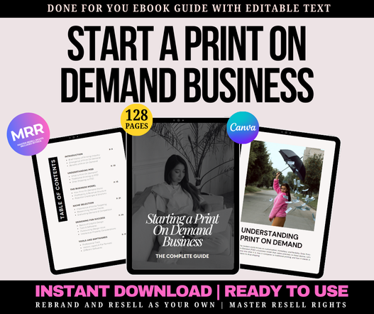 Start a Print on Demand Business from Home Guide