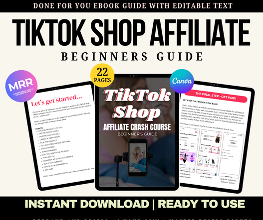 TikTok Shop Affiliate Beginners Guide