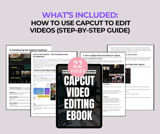 Ultimate Guide to Capcut Editing eBook