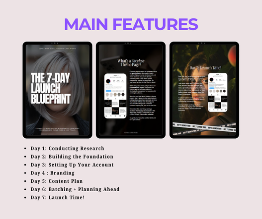 The Social Media Theme Page Business Formula Bundle