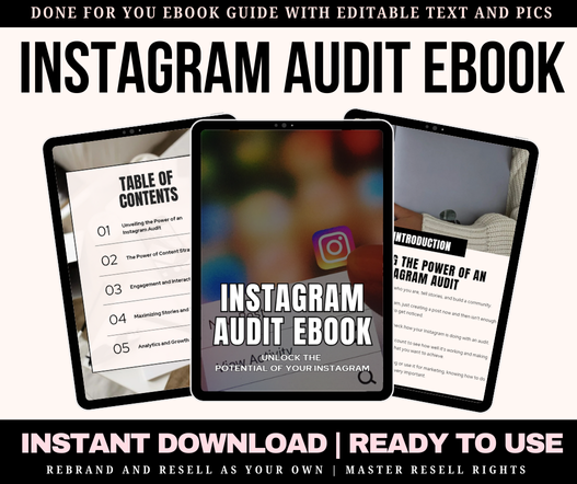 Instagram Audit Ebook