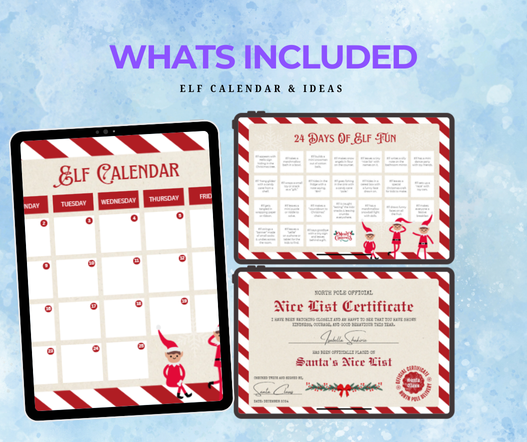 Complete Christmas Bundle: Planners, Videos, Photos, Santa Letters and Kids Activities Bundle