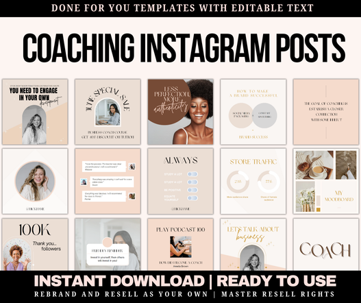 45 Neutral Coaching Social Media Posts