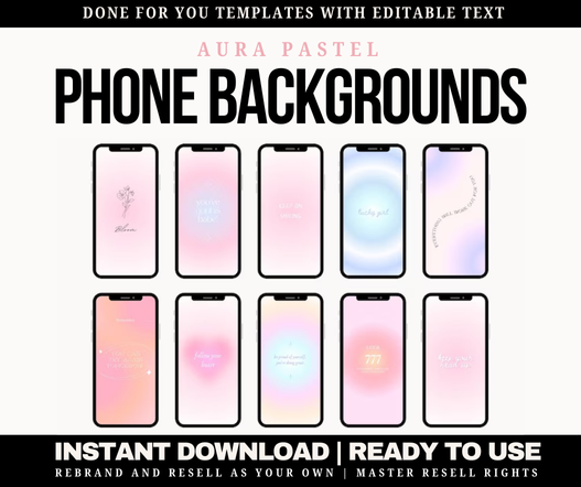 10 Aura Pastel Phone Backgrounds