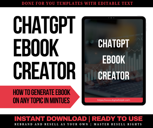 CHATGPT Ebook Generator Guide