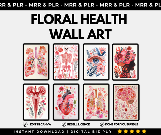 Floral Health Wall Art