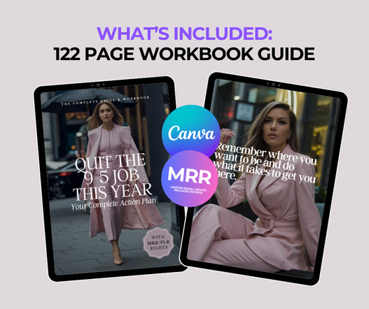 Quit The 9to5 This Year Workbook PLR