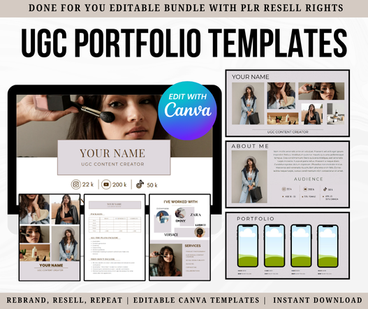 Pitch, Post, Profit: The UGC Media Kit & Portfolio Template