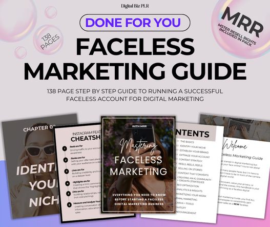 PLR Faceless Marketing Guide