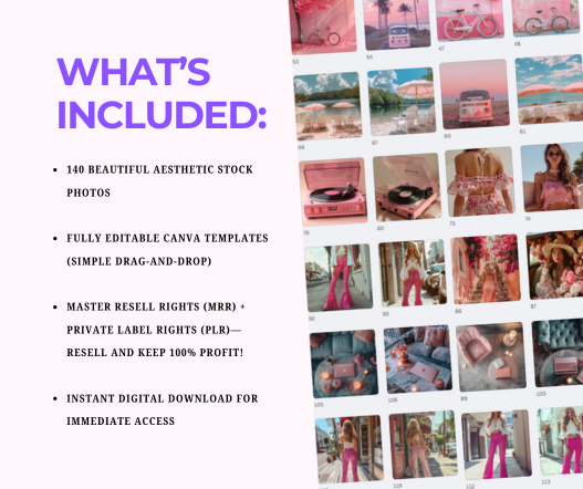 Complete Aesthetic Stock Photos Bundle