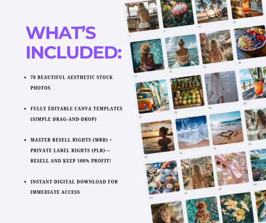 Aesthetic Beach Babe Stock Photos