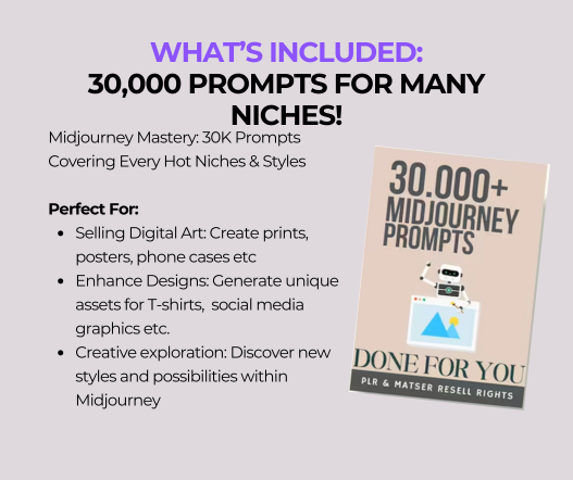 Ultimate Beginners Midjourney Prompts Bundle