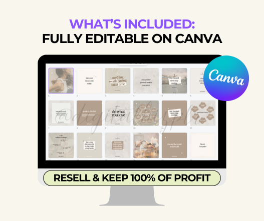 50+ Minimalist Beige Social Media Post Templates
