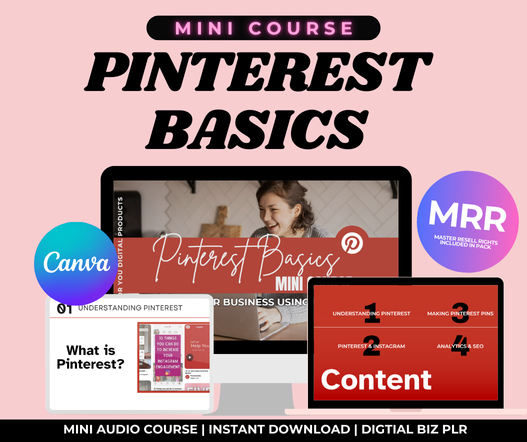 Beginners Guide To Pinterest Mini Course PLR