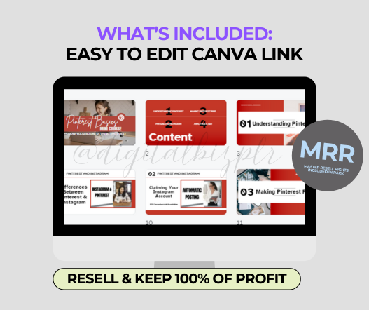 Beginners Guide To Pinterest Mini Course PLR