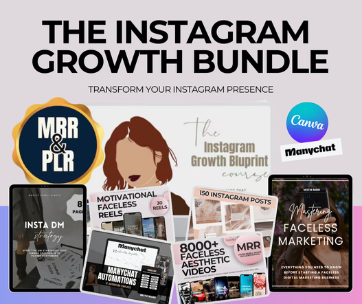 The Ultimate Instagram Growth Bundle With PLR