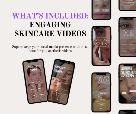 50 Instagram Reels Skincare Videos PLR