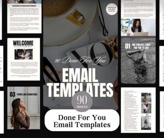 90 Done For You Email Templates with MRR